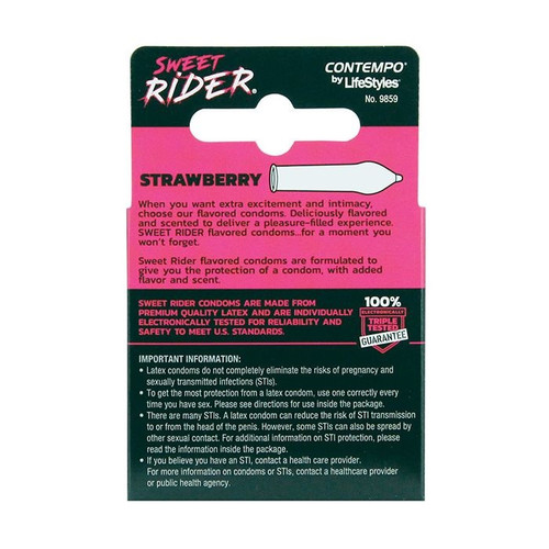 Sweet Rider Strawberry - 3pk
