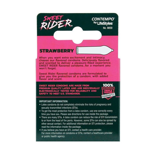 Sweet Rider Strawberry - 3pk Sweet Rider Strawberry - 3pk