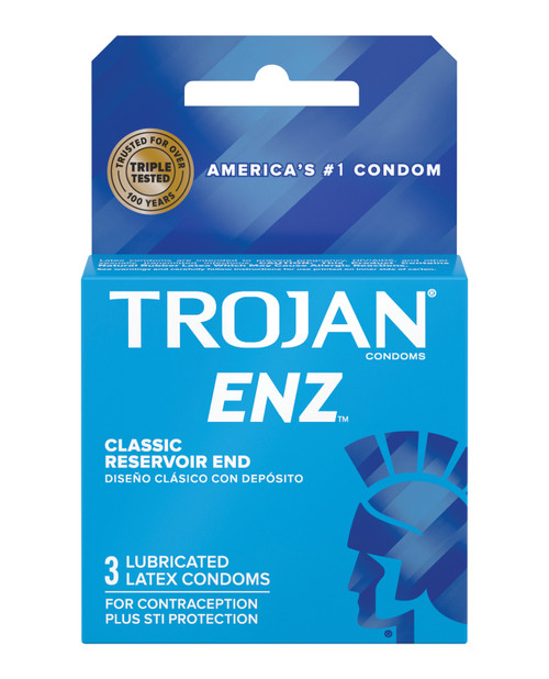 Trojan ENZ Premium Lubricated Condoms - 3pk Trojan ENZ Premium Lubricated Condoms - 3pk