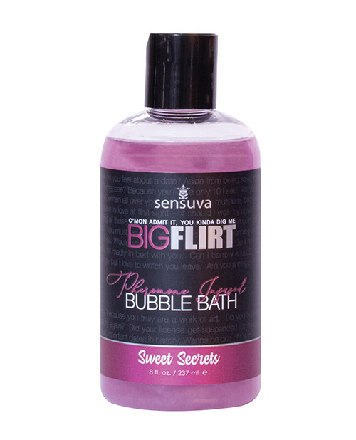 Big Flirt Pheromone Bubble Bath 8oz - Sweet Secrets