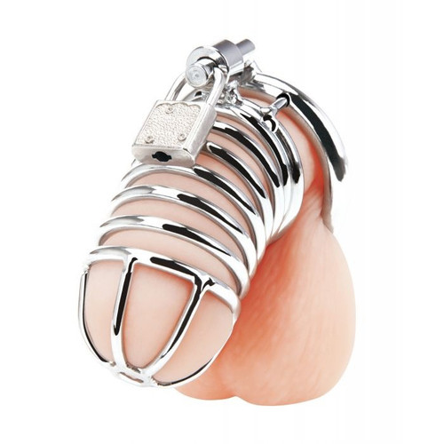 Blue Line Deluxe Chastity Cage