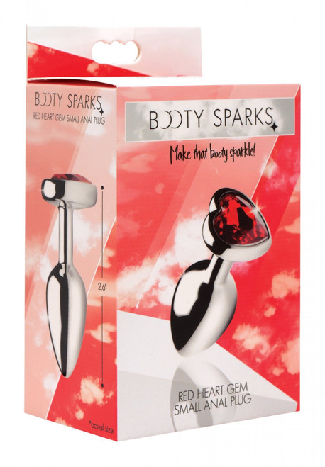 Booty Sparks Red Heart Gem Anal Plug Booty Sparks Red Heart Gem Anal Plug