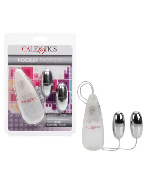 CalExotics Pocket Exotics Vibrating Double Bullets CalExotics Pocket Exotics Vibrating Double Bullets