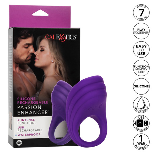 CalExotics Silicone Rechargeable Passion Enhancer CalExotics Silicone Rechargeable Passion Enhancer