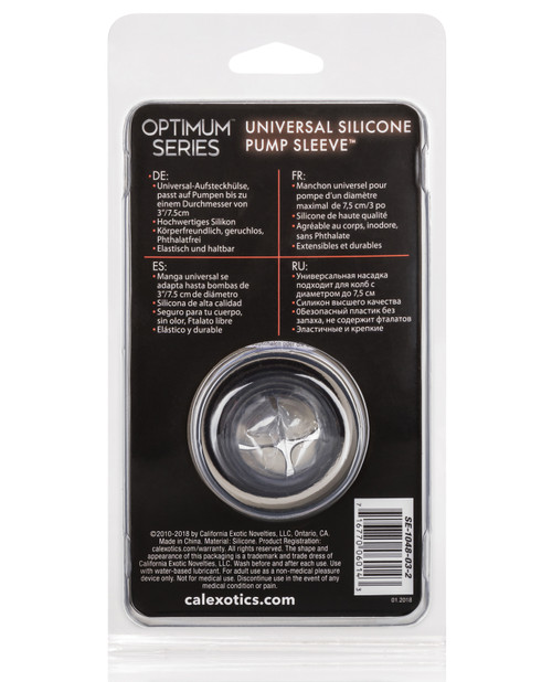 CalExotics Universal Silicone Pump Sleeve - Smoke CalExotics Universal Silicone Pump Sleeve - Smoke