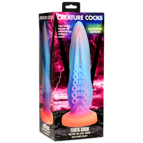Creature Cocks - Tenta-Cock Glow-In-The-Dark Silicone Dildo Creature Cocks - Tenta-Cock Glow-In-The-Dark Silicone Dildo