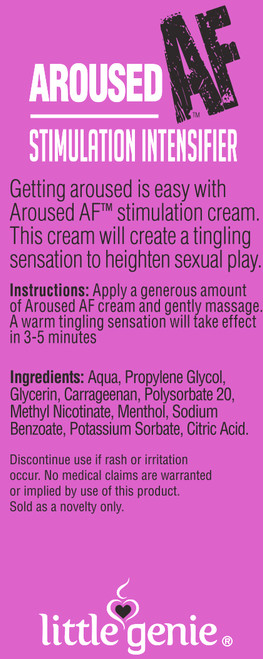 Aroused AF Stimulation Intensifier For Him & Her - 1.5oz Aroused AF Stimulation Intensifier For Him & Her - 1.5oz