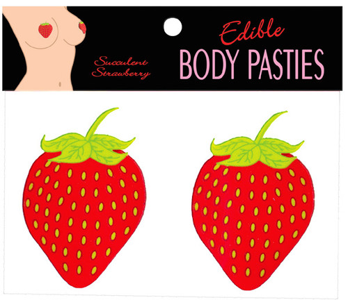 Edible Body Pasties - Strawberry
