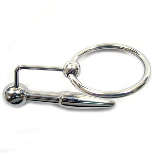 Rouge Urethral Probe & Cock Ring Rouge Urethral Probe & Cock Ring