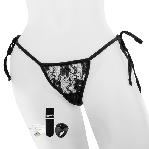 Screaming O My Secret Rechargeable Remote Control Panty Set - Black