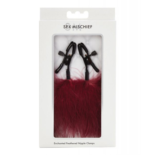 Sex & Mischief Enchanted Feathered Nipple Clamps