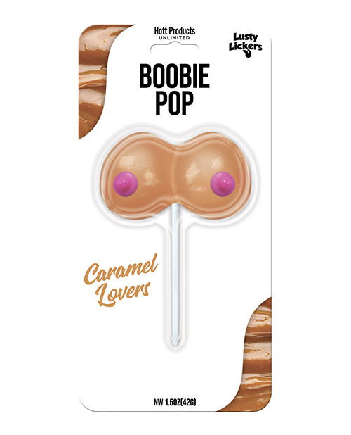 Lusty Lickers Caramel Boobie Pop