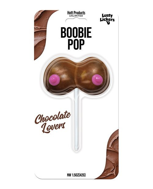 Lusty Lickers Chocolate Boobie Pop