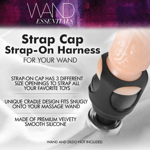 Wand Essentials Strap Cap Wand Harness for Dildos Wand Essentials Strap Cap Wand Harness for Dildos