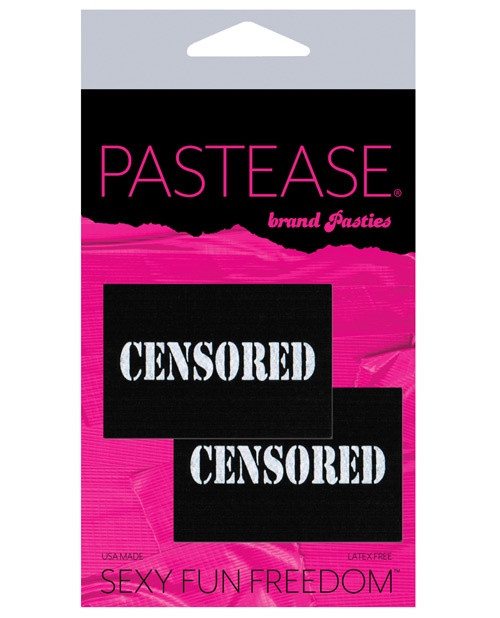 Pastease Black Censor Bars