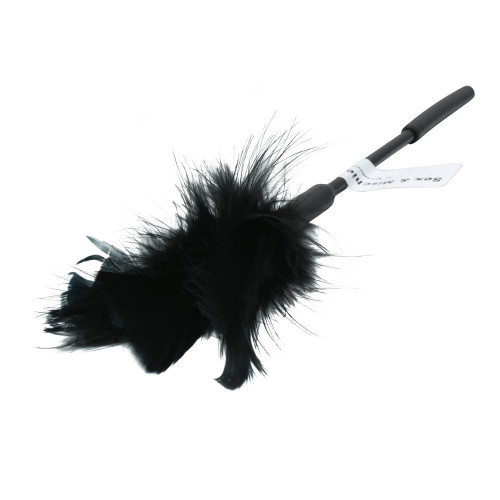 Sex & Mischief Feather Tickler - Black