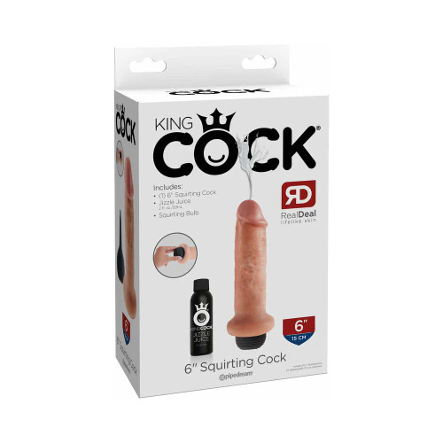 King Cock 6" Squirting Cock King Cock 6" Squirting Cock