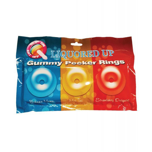 Liquored Up Gummy Pecker Rings