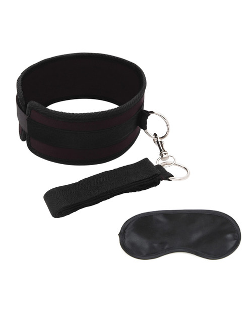 Lux Fetish Collar & Leash Set Lux Fetish Collar & Leash Set