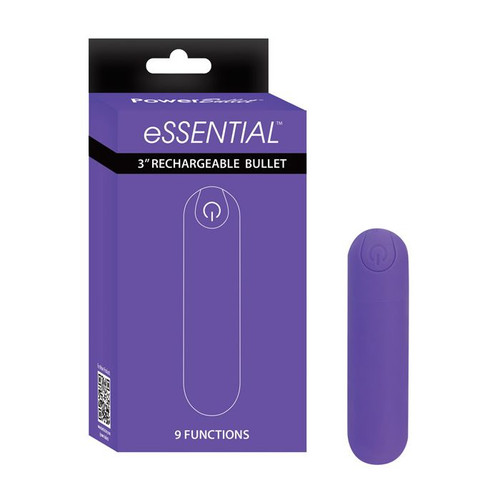 Powerbullet Essential 3" Rechargeable Bullet - Purple Powerbullet Essential 3" Rechargeable Bullet - Purple
