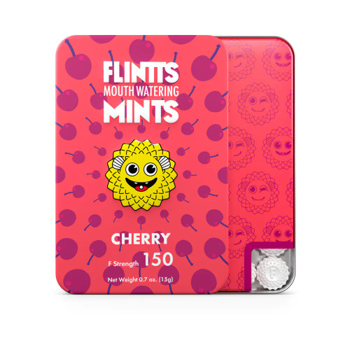 Flintts Mints Mouth Watering Mints - Cherry F Strength 150