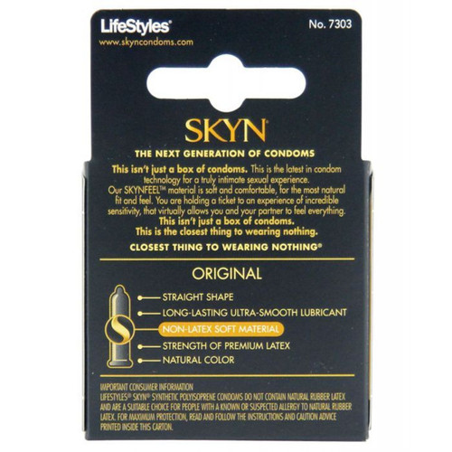 SKYN Original Non-Latex Condoms - 3pk