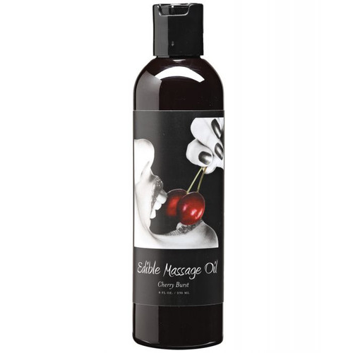 Edible Massage Oil Cherry Burst - 8oz Edible Massage Oil Cherry Burst - 8oz