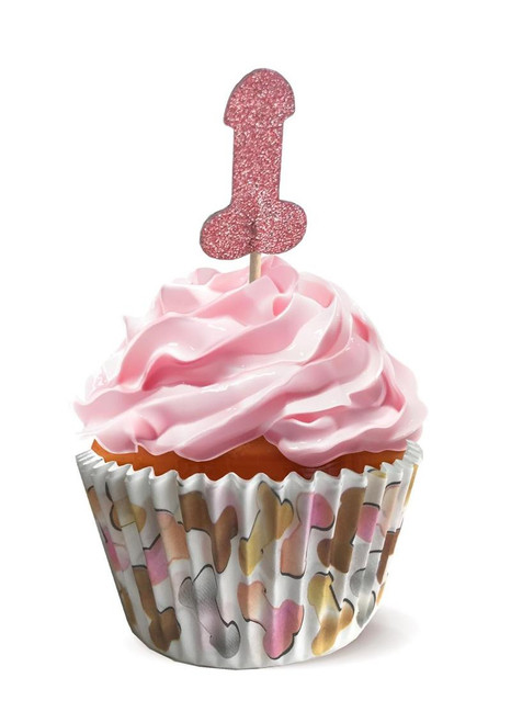 Glitterati Penis Party Cupcake Set