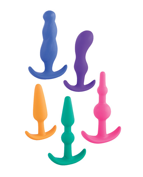 Anal Lovers Kit - 5 Pack Silicone Anal Plugs