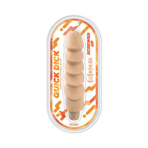 Quick Dick Screwed Up Vibrating Flexible Dildo