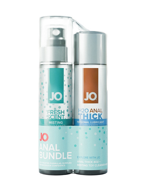 JO Anal Bundle - Anal Thick + Misting Toy Cleaner Pack