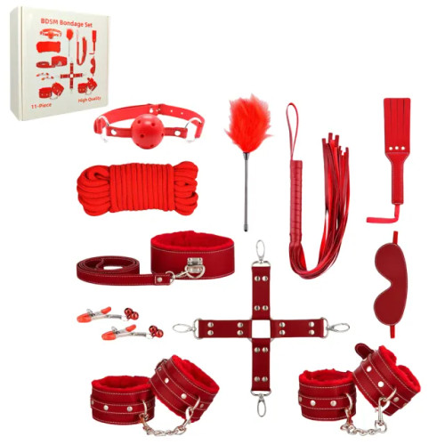 11pc BDSM Bondage Set