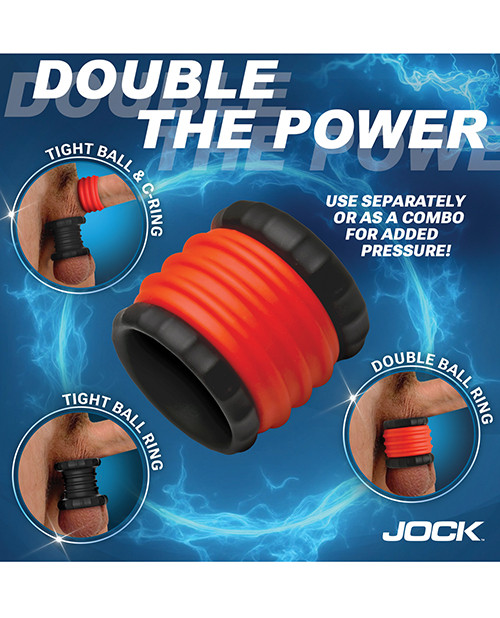 JOCK Enhancers 2-In-1 Silicone C-Ring