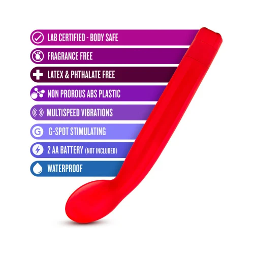 Sexy Things G Slim in pink silicone showing its full slim ergonomic body, curved G-spot tip, and compact rechargeable design for precise internal stimulation