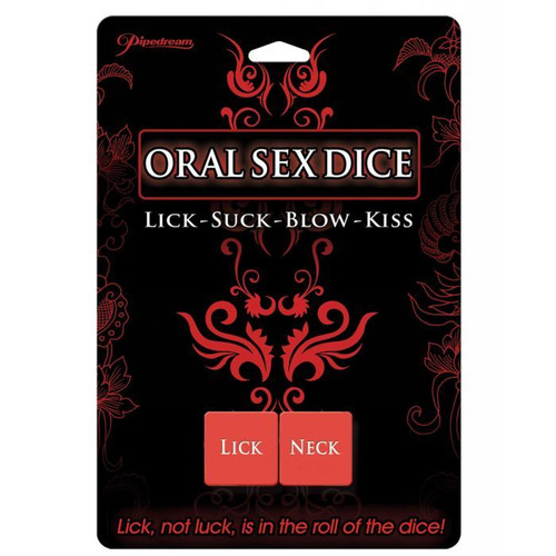 Oral Sex Dice - Lick-Suck-Blow-Kiss