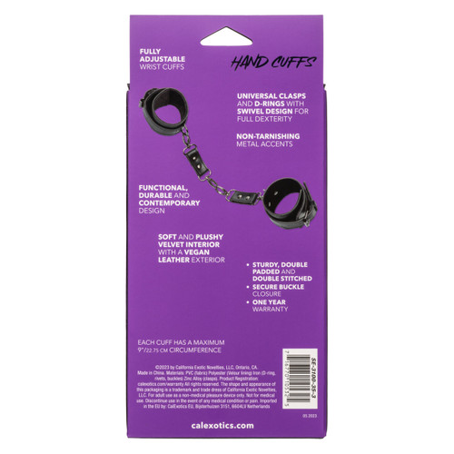 CalExotics Euphoria Collection Hand Cuffs