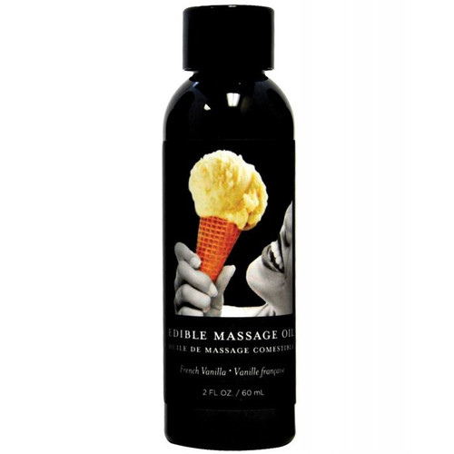 Earthly Body Edible Massage Oil French Vanilla - 2oz