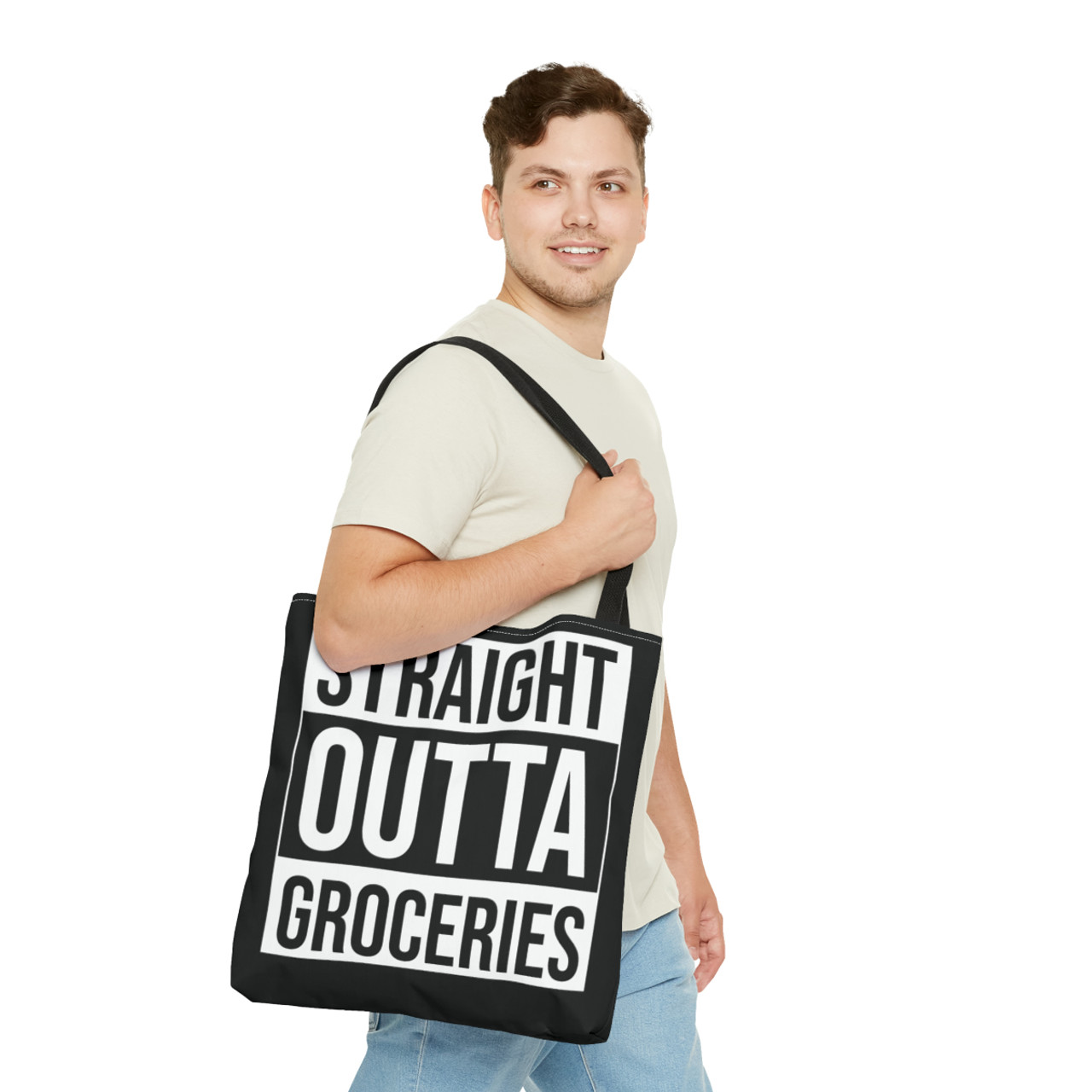 Straight Outta Groceries - Tote Bag/Carryall - 3 Sizes - Kitschy