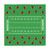 Touchdown Tablecloth for Football Game Day and Super Bowl with Yard Lines