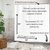 White Shower Curtain with Black Border