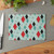 Mid Century Diamond Pattern Glass Cutting Board - Retro Atomic Kitchen Decor