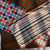 Retro Multicolor Stripe Table Runner - Choose Cotton Twill or Poly - 2 Sizes
