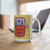 Fishing Cooler Illustration Mug | Yellow Gingham Camping Camper Coffee Cup