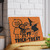 Vintage Trick or Treat Graphic Glass Cutting Board - Halloween Kitchen Decor
