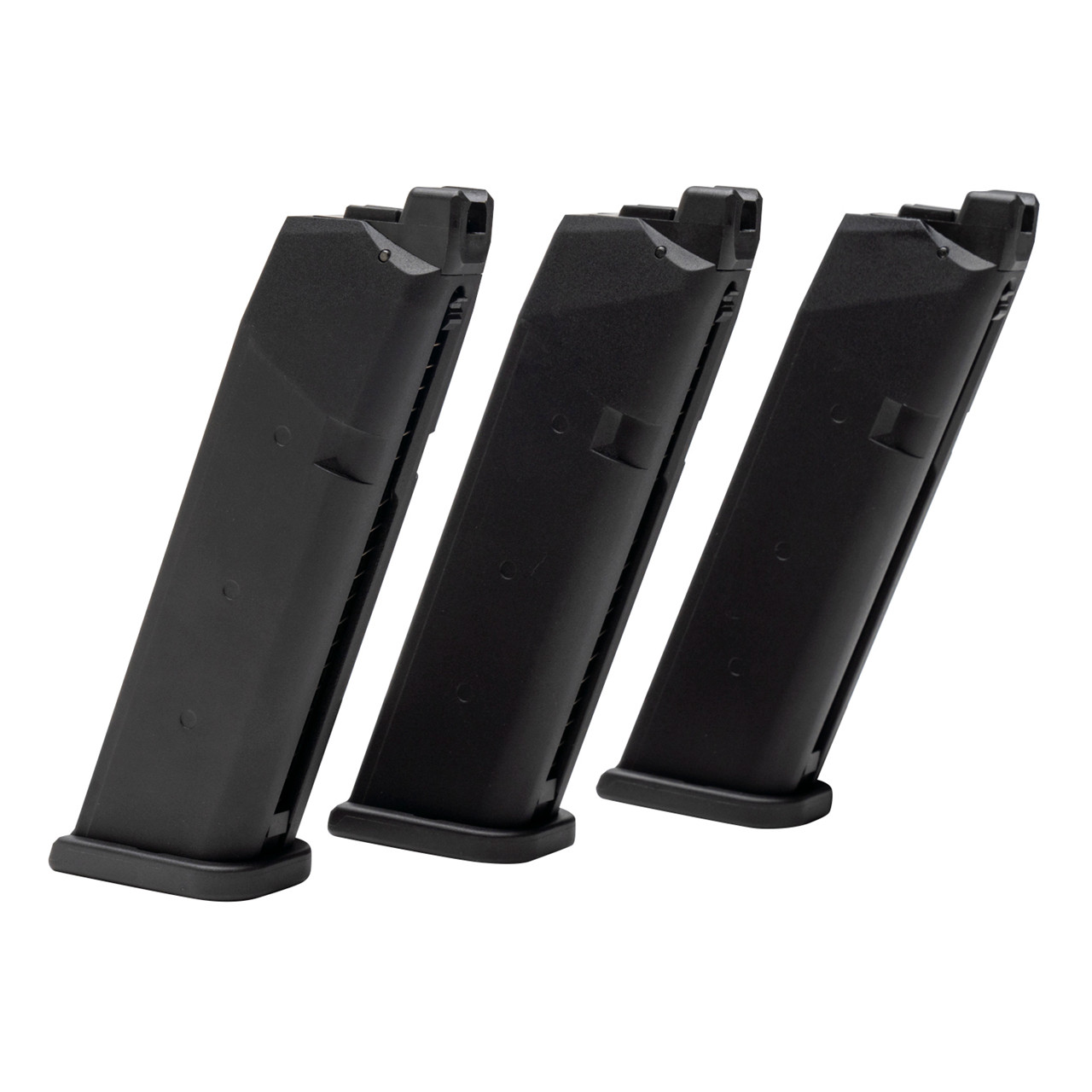 KRYTAC SilencerCo Maxim 9 24 rd Magazine / GBB / Black / 3 Pack