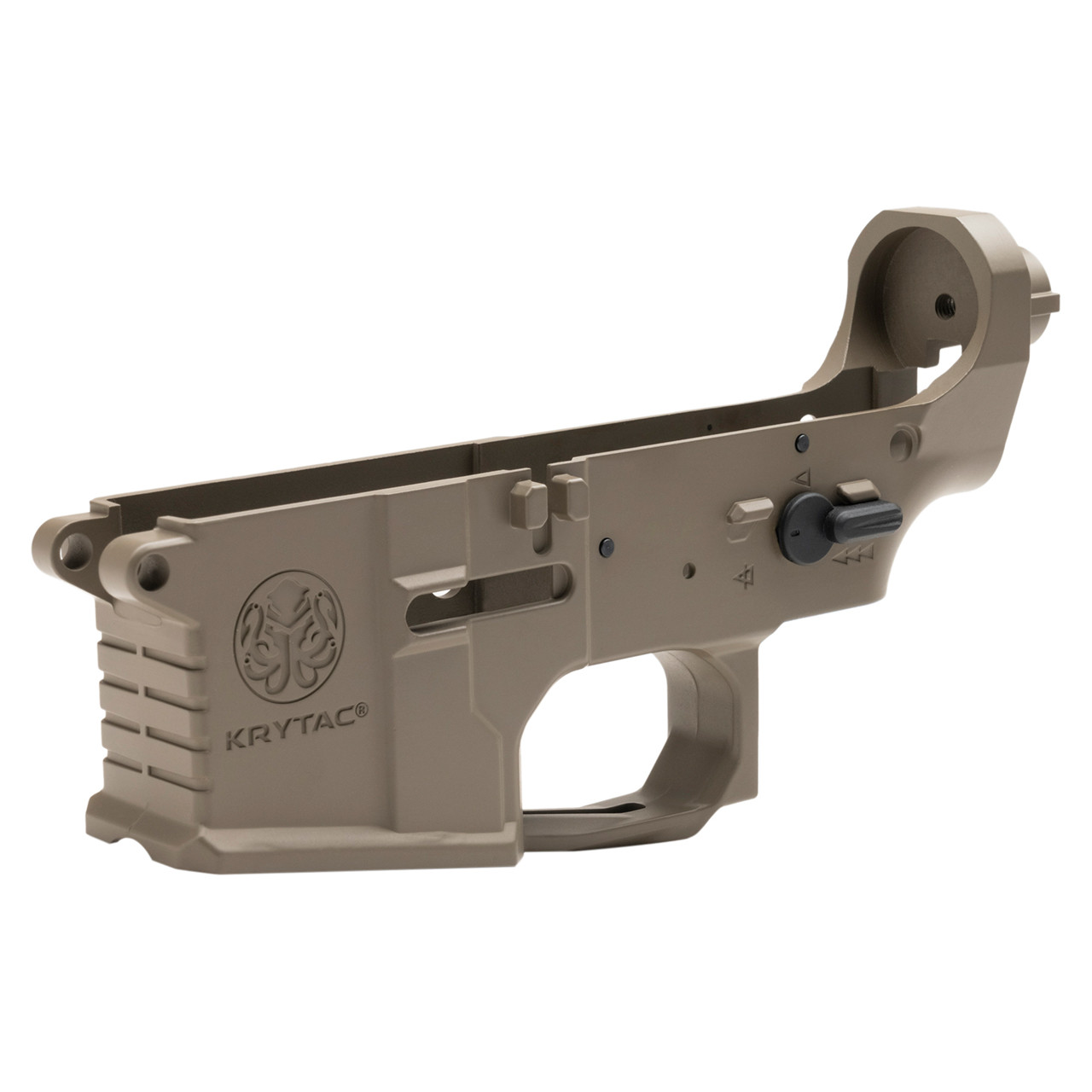 Shop Trident MK2 Complete Lower Receiver Assembly / FDE - $ 69 - Krytac.com | For Airsoft Use Only.