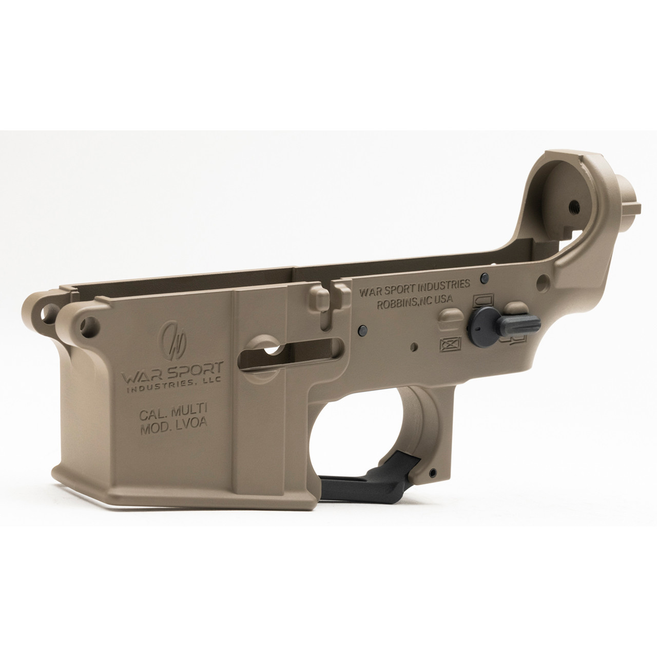 Shop War Sport LVOA Lower Receiver Assembly / FDE - $ 79 - Krytac.com | For Airsoft Use Only.