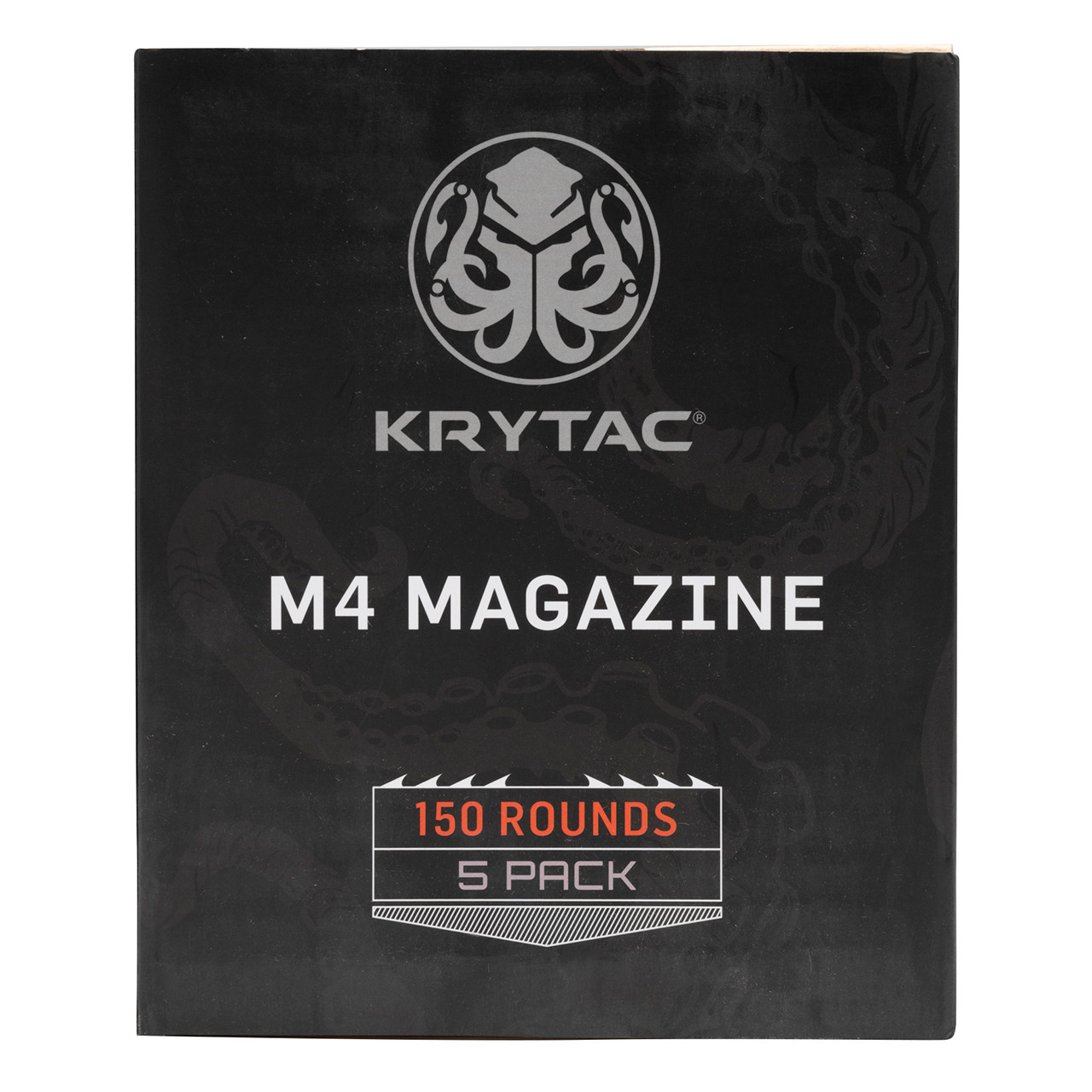 KRYTAC M4 150rd Magazine Bundle / 5pk Black