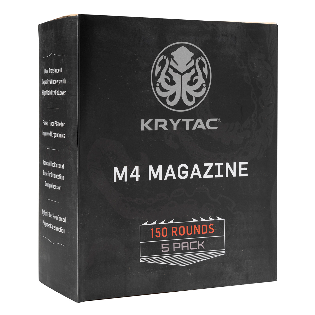 KRYTAC M4 150rd Magazine Bundle / 5pk FDE