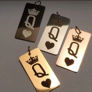 Stainless Steel Credit Card Style/ Crowned Q